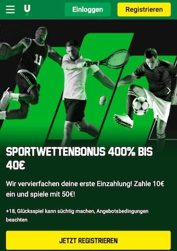 Unibet 400 Prozent Bonus