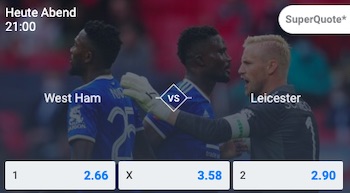 West Ham Leicester Quoten Betano