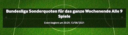 Bundesliga Sonderwetten Betway