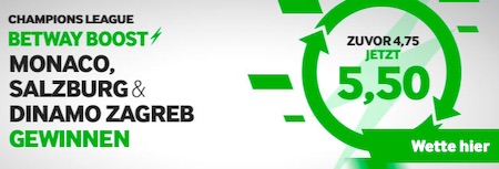 Champions League Quali Boost Betway