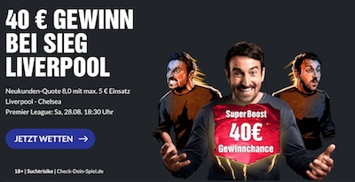 bildbet Quoten Boost liverpool chelsea