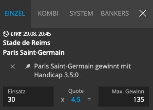 Reims PSG Quote Neobet
