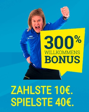 Sportwetten.de Willkommensbonus 300%