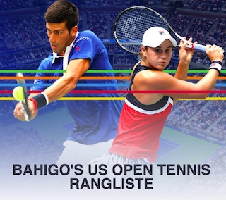 Bahigo US Open Rangliste Tennis