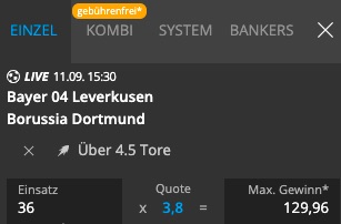 Leverkusen Dortmund Boost Neobet