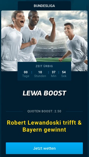 Lewandowski Bayern Boost MyBet