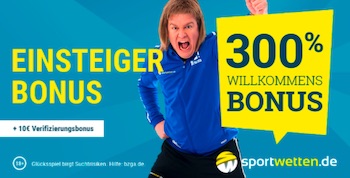 300% Bonus Sportwetten.de