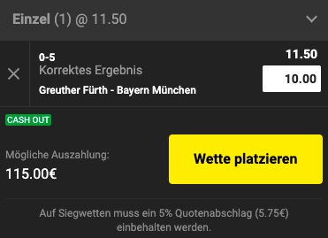 Fürth Bayern Quoten Unibet