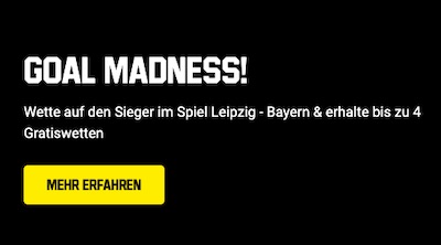 Unibet Leipzig Bayern Goal Madness
