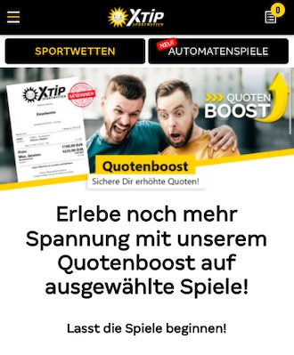 Erhöhte Quoten bei XTiP