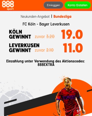 1. FC Köln Bayer Leverkusen Topquoten