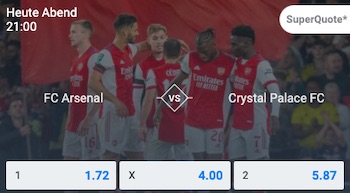Arsenal Crystal Palace Betano