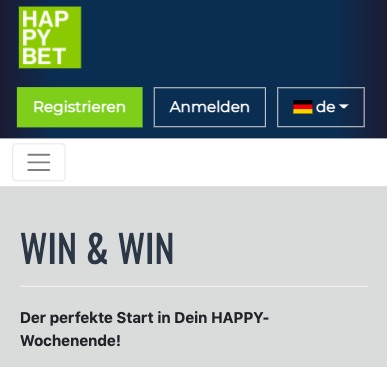 Happybet Win and Win