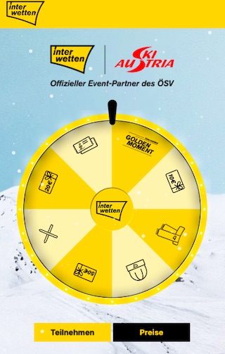 Golden Moment Ski bei Interwetten