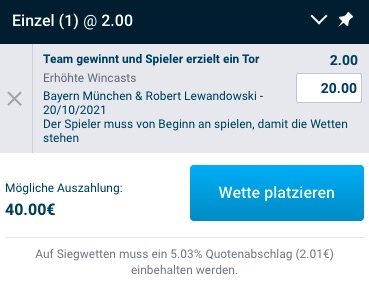 Mybet Benfica Bayern Lewandowski boost