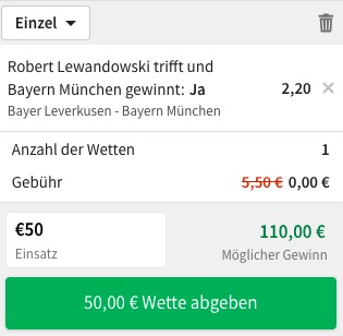 Tipico Lewandowski B04 FCB Tipp