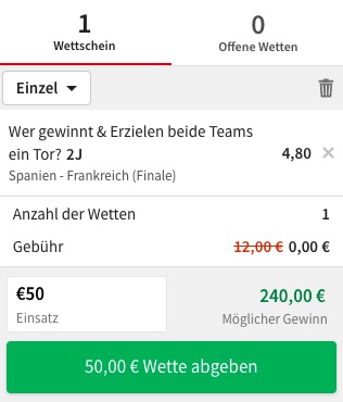Spanien Frankreich Quoten Tipico