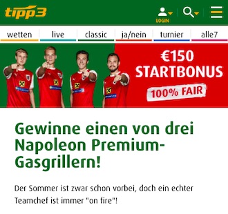 Tipp3 Griller Gewinnspiel