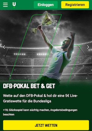 DFB Pokal Gratiswette Unibet