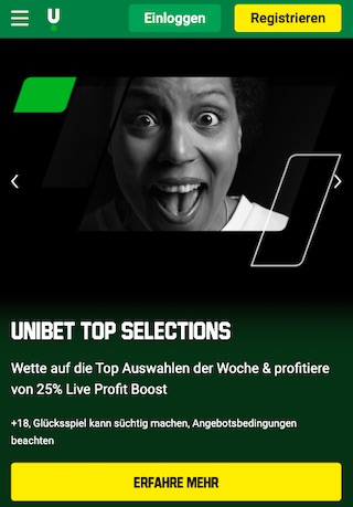 Top Selections Unibet