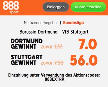 888Sport Boost bvb stuttgart