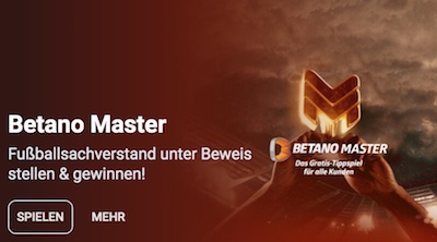 Betano Masters Tippspiel 2021
