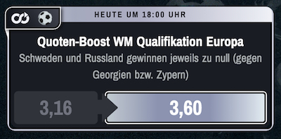 Winamax Quoten Boost WM Quali