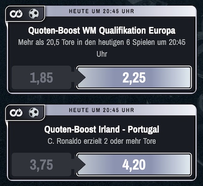 Winamax WM Quali Boost Uefa