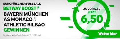 Bayern Monaco Bilbao Boost Betway