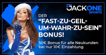 500% Bonus bei Jackone