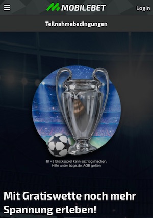 CL Freebet Mobilebet
