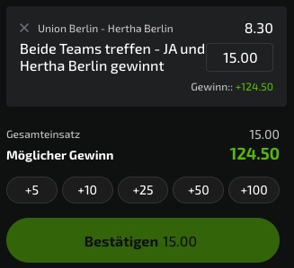 Union vs Hertha Quoten Mobilebet