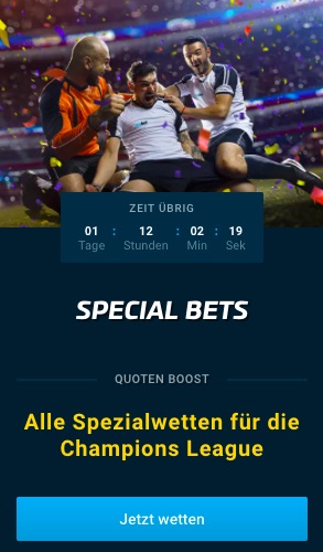 Champions League Spezialwetten Mybet