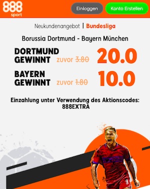 Dortmund Bayern Quoten 888sport