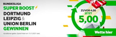 Betway Super Boost zur Bundesliga