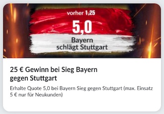 Stuttgart Bayern Super Boost Bildbet