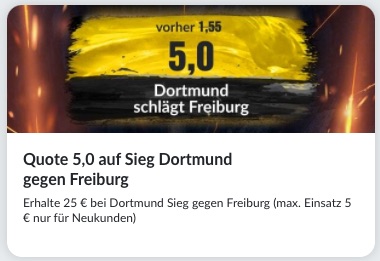 Dortmund Freiburg Bildbet Super Boost