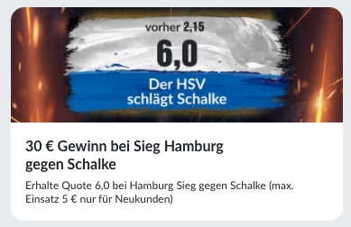 HSV Schalke Quoten BildBet