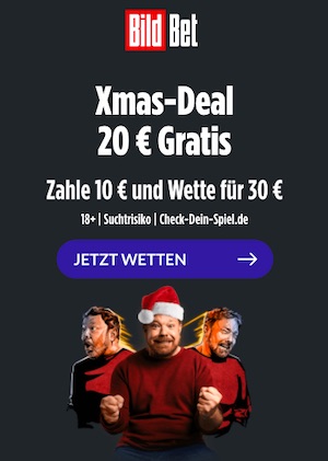 BildBet 20€ Xmas Deal