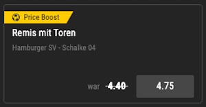 Bwin HSV Schalke Boost