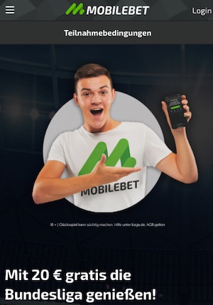 20€ Mobilebet Gratis Guthaben