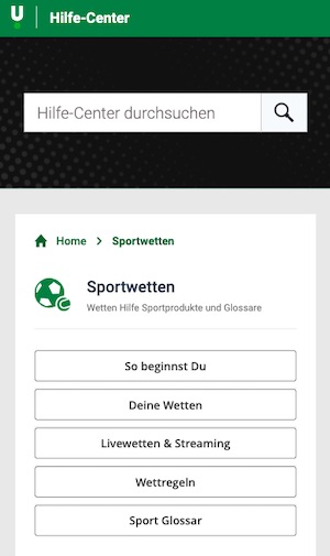 Hilfe Center Unibet