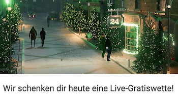 Unibet 17. Dezember Gratiswette