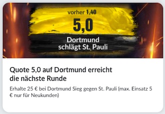 St. Pauli Dortmund Super Boost BildBet