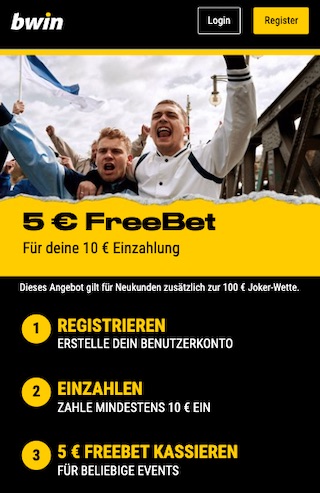 5 Euro Bwin FreeBet