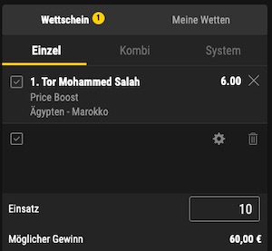 bwin Salah Price Boost