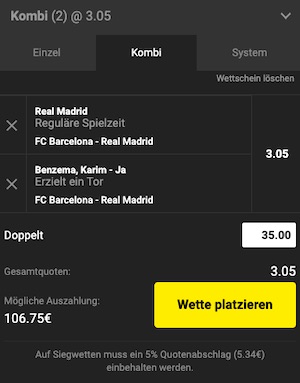 Unibet Barca Real Wett Tipp