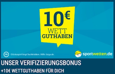 Sportwetten.de Verifizierungsbonus