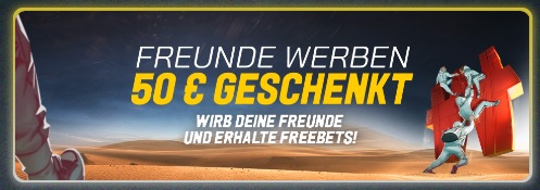 Winamax Freunde werben 50€