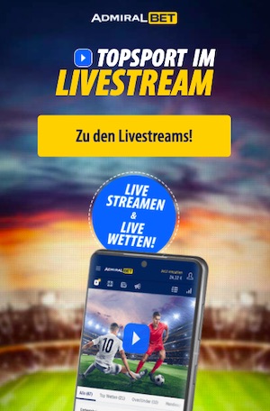 ADMIRALBET Livestreamen